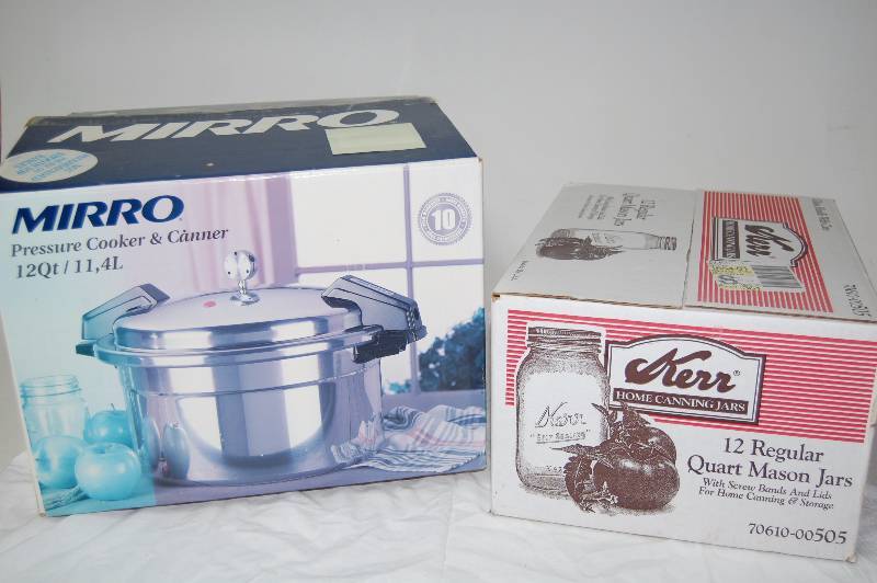 lot 89 image: Pressure Cooker and Jars