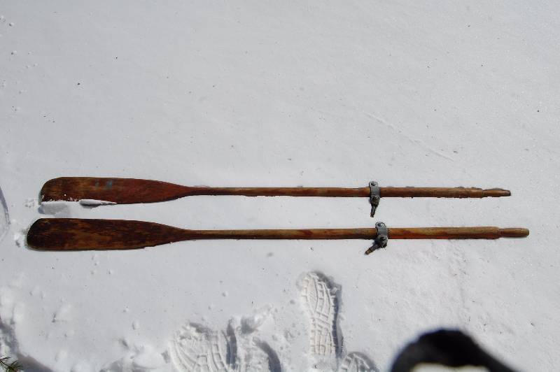 lot 249 image: Pair of Wooden Oars