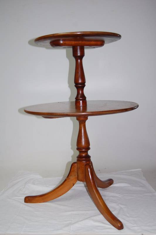 lot 285 image: 2 Tiered Maple Table