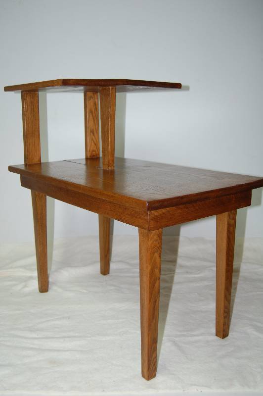 lot 321 image: Wood End Table