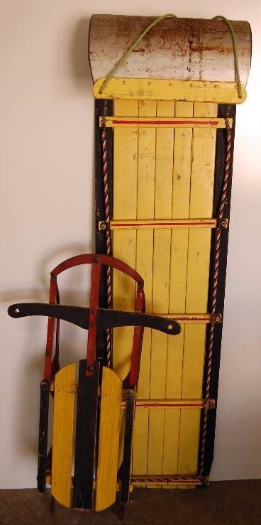 lot 397 image: Toboggin and Sled