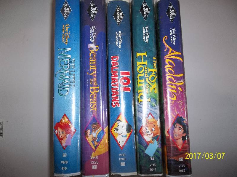 Disney and other VHS Black Label Classics