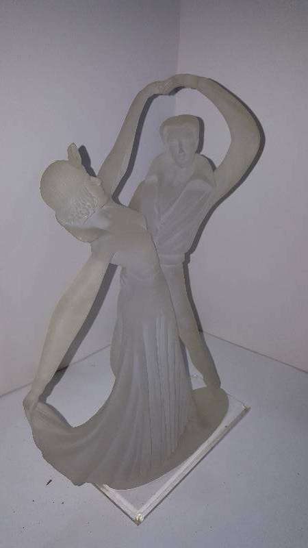 Glass statue