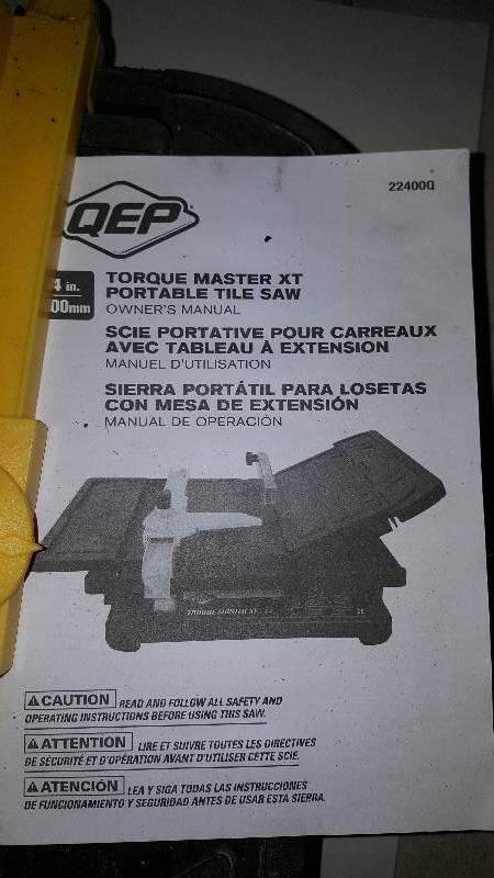 Tile Saw