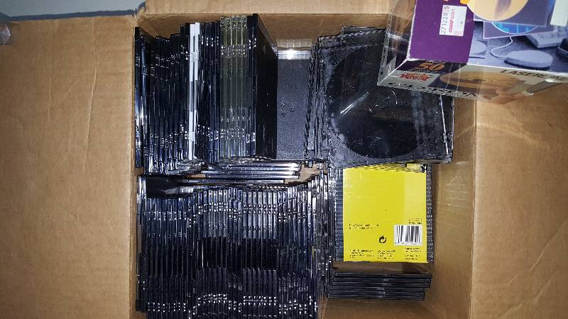 Big Box of new cd cases