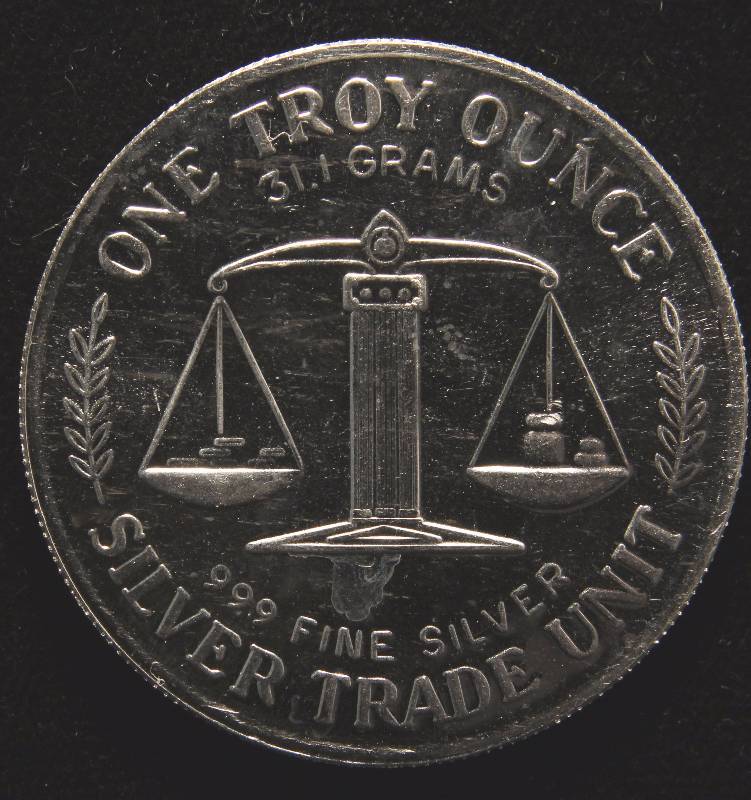 1 TROY OZ. .999 FINE SILVER 1986 LIBERTY SILVER TRADE UNIT
