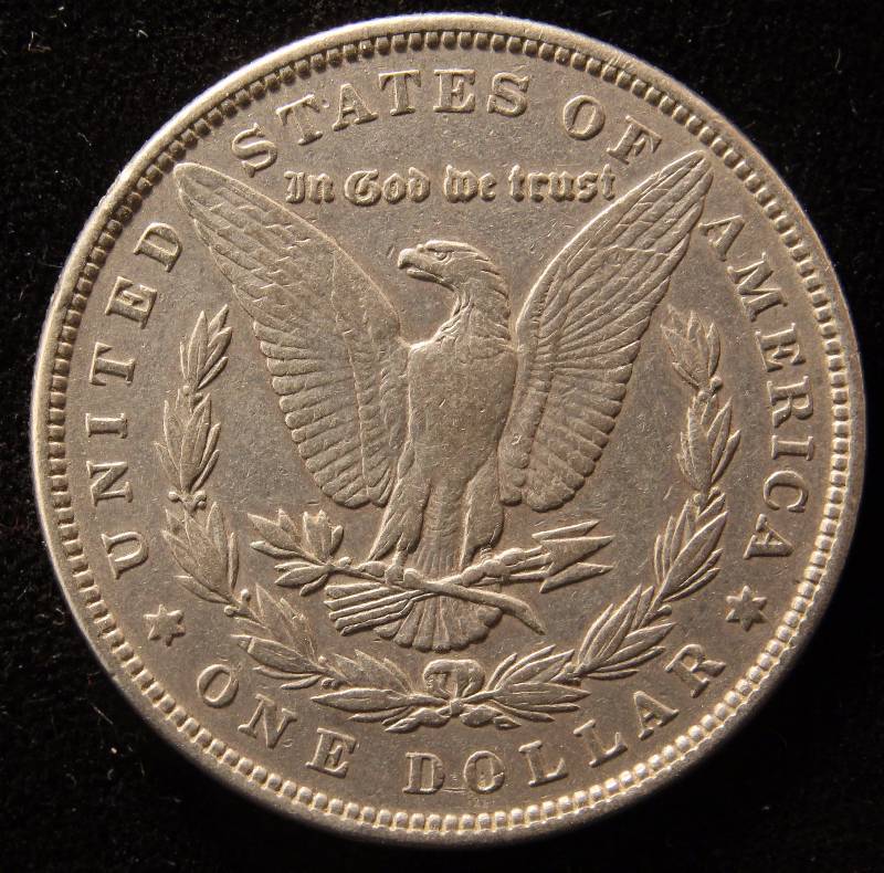 1884 MORGAN SILVER DOLLAR XF