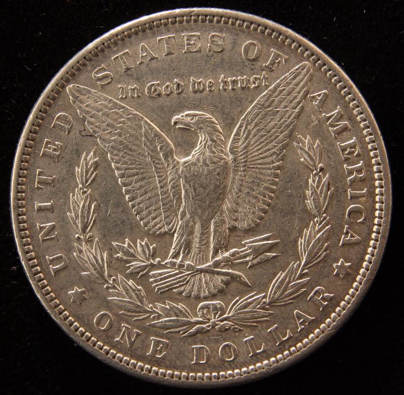 1898 MORGAN SILVER DOLLAR AU
