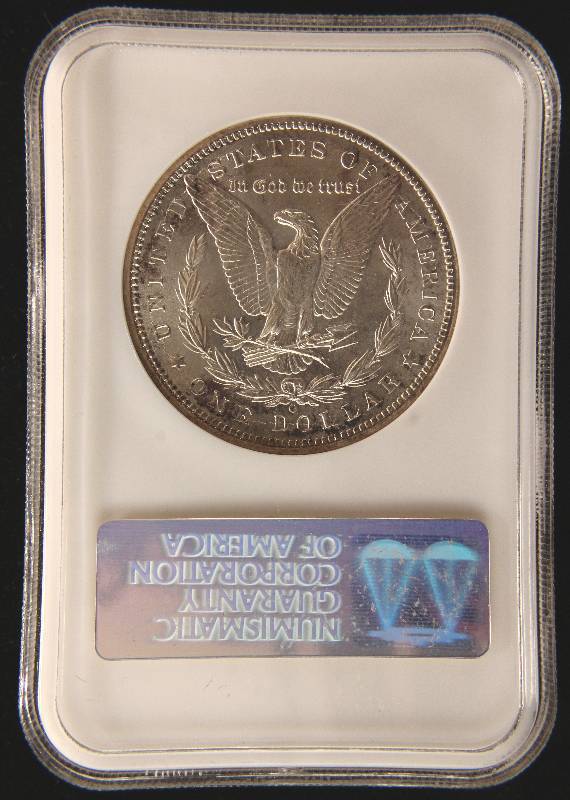1899-O NEW ORLEANS MORGAN SILVER DOLLAR MS64 OLD NGC HOLDER