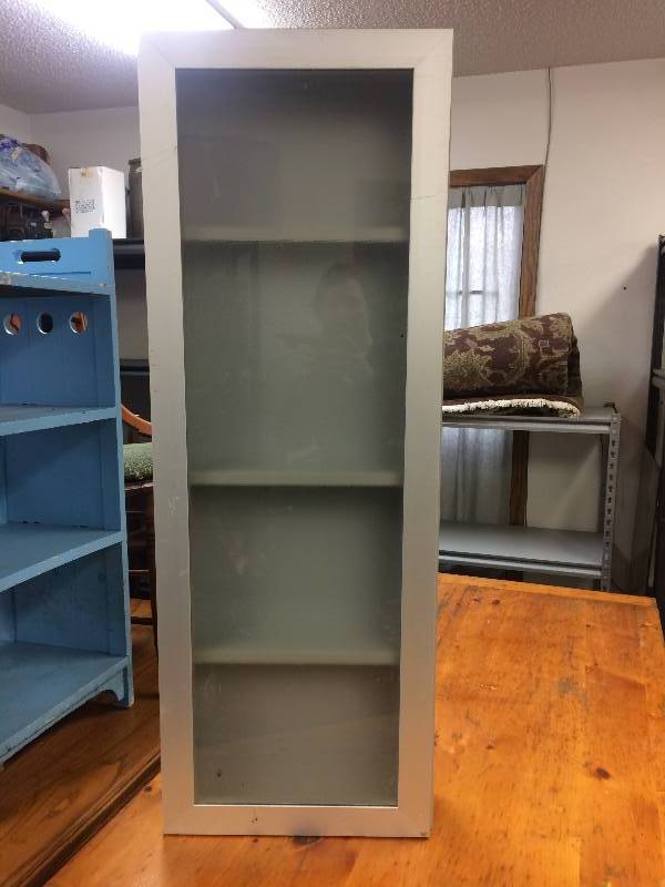 Frosted Glass Medicine Cabinet