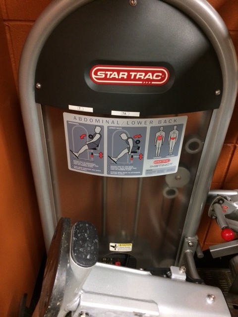 Star Trac Model D6330 Dual AbdominalLower Back Weight Lifting Exercise Machine