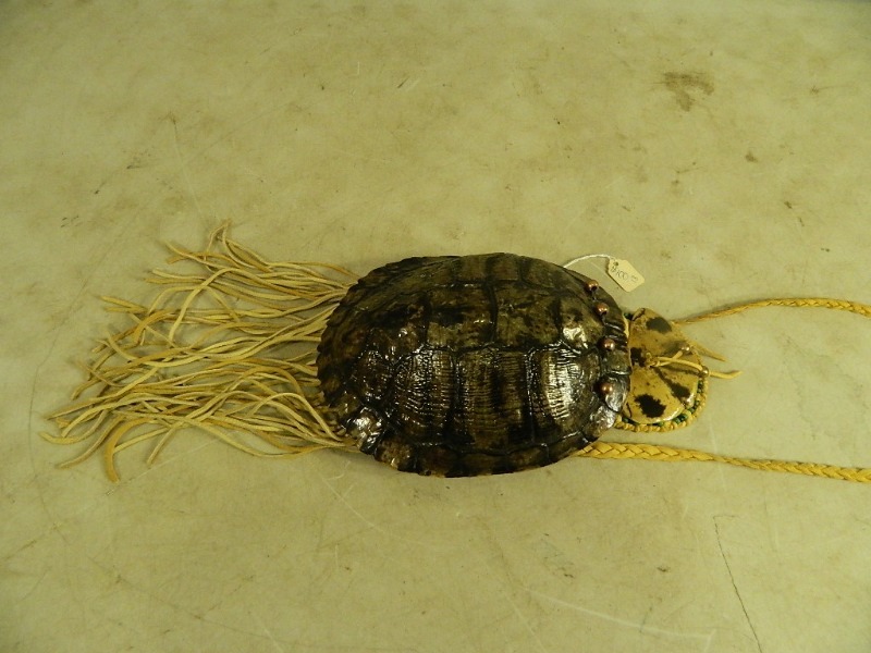 lot 5 image: Turtle Shell Purse  Medicine Bag