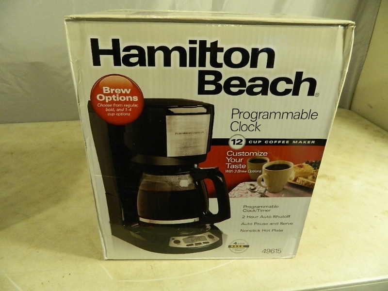 lot 12 image: New Hamilton Beach 12 Cup Coffee Maker