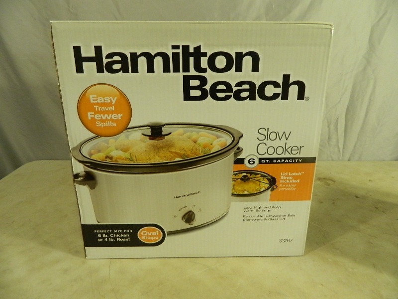 lot 14 image: New Hamilton Beach Slow Cooker