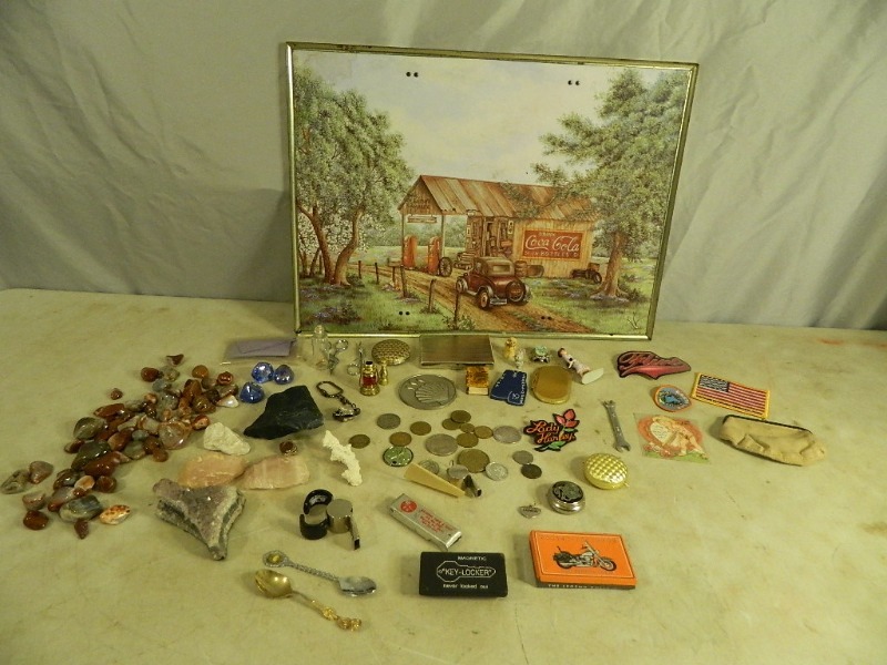lot 19 image: Rocks, Collectibles, and More