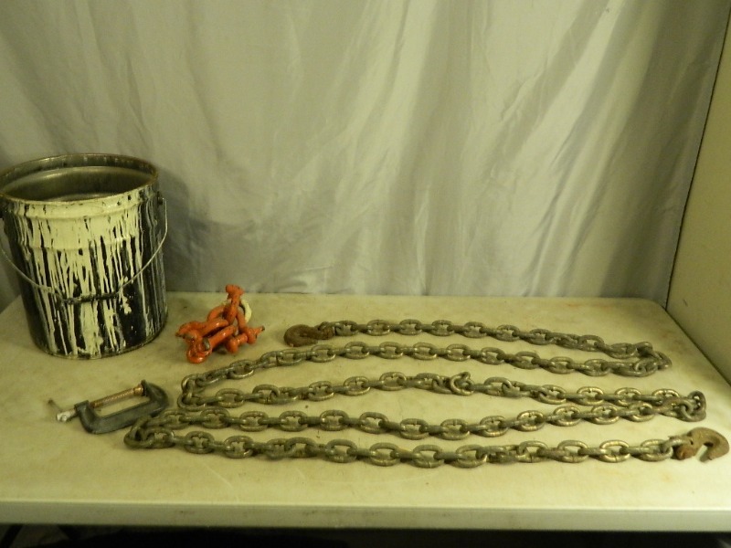 lot 85 image: Logging Chain, Shackles, Etc