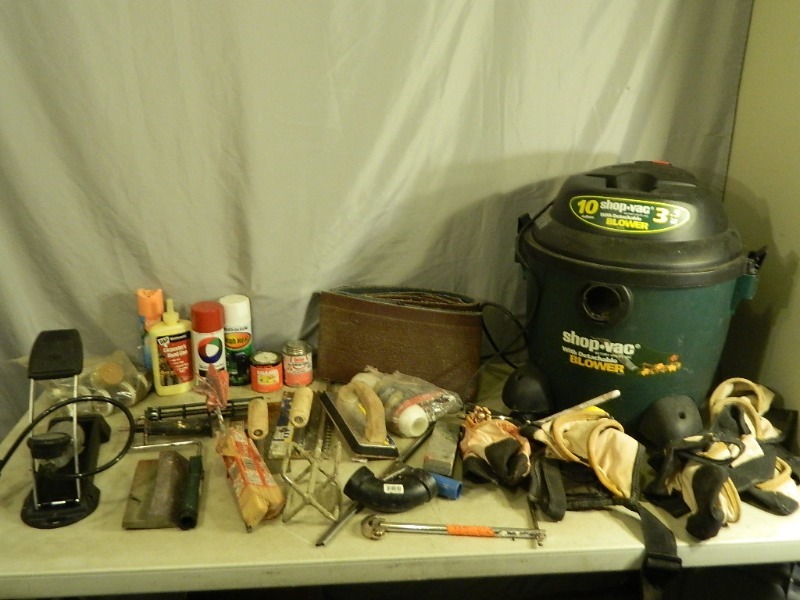 lot 92 image: Shop Vac, Tools, Etc