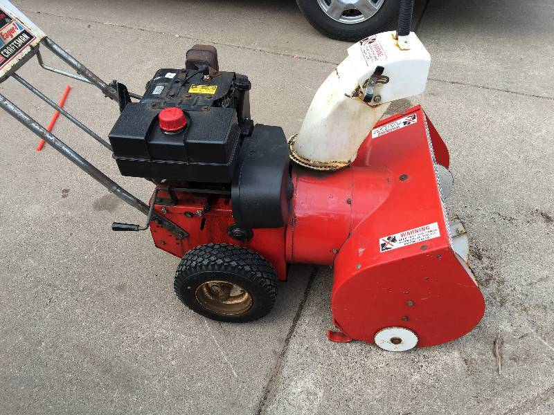 craftsman eager 1 snowblower