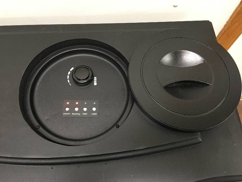 Electric fireplace Heater retail $169