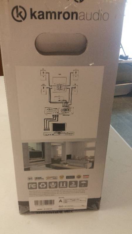 lot 411 image: Kamronaudio Model KA-9 1500W 5.1 HD Home Theater System BRAND NEW
