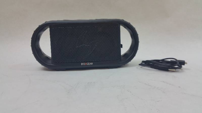 lot 432 image: ECOXGEAR ECOXBT Waterproof Bluetooth Speaker with Charging Cable GOOD WORKING CONDITION