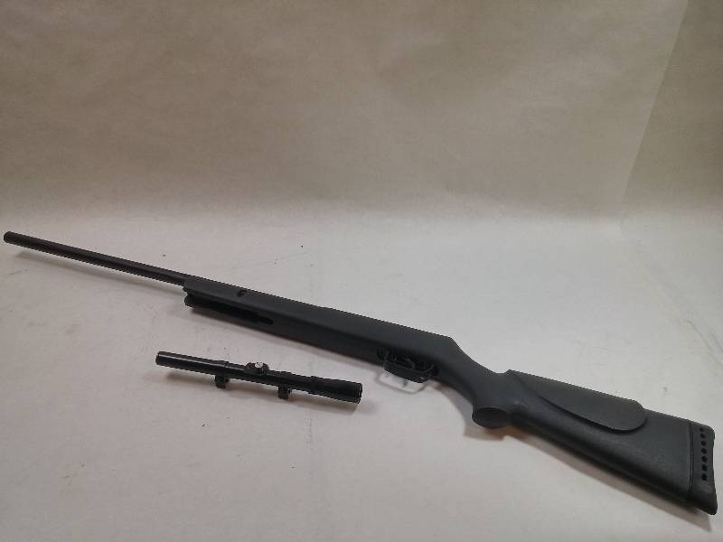 lot 443 image: Big Cat 1200 .177 caliber Air Rilfe with Crosman 4 X 15 Rifle Scope GOOD WORKING CONDITION