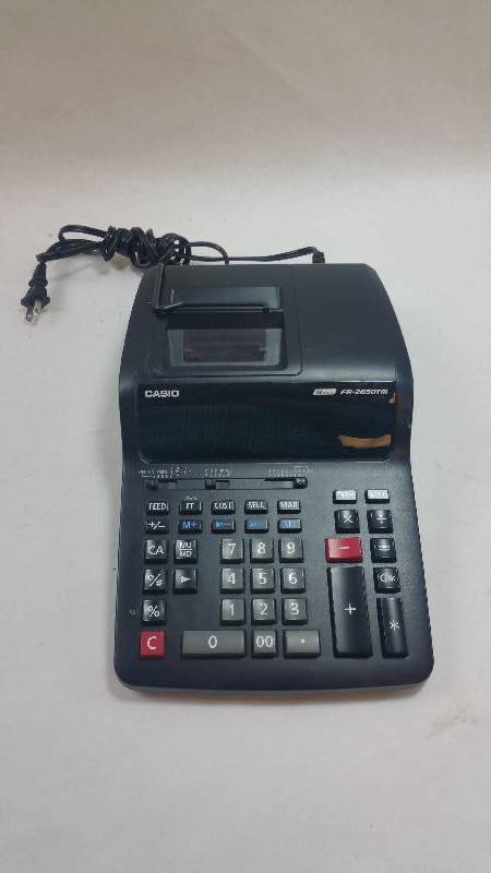 lot 459 image: Casio FR2650TM Printing Calculator GOOD WORKING CONDITION