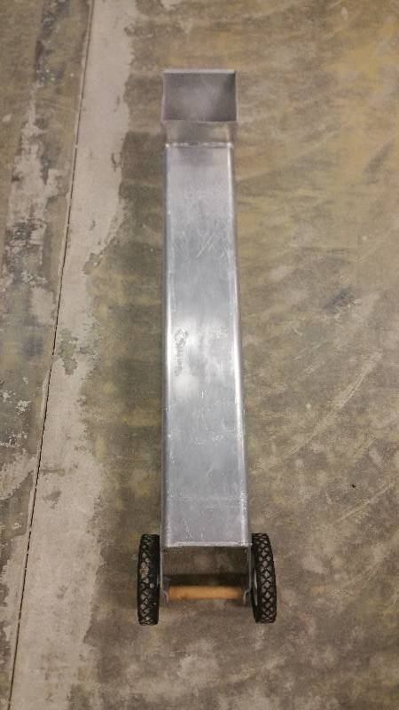 lot 462 image: Worcester Industrial Products 49in Shortening Shuttle Grease Oil Transport Carrier GOOD CONDITION