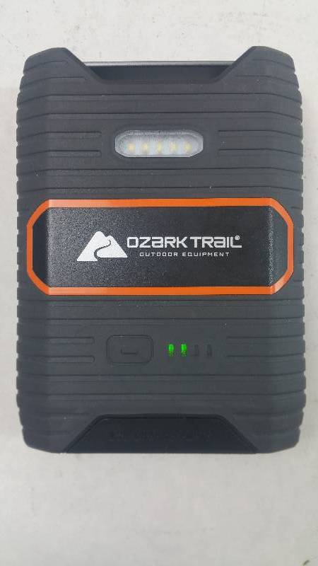 lot 467 image: Ozark Trail Portable Tablet Charger with LED Battery Gauge GOOD WORKING CONDITION