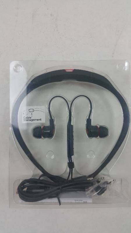 lot 468 image: Skullcandy Smokin Buds 2 In-Ear Bluetooth Wireless Earbuds Black Red UNUSED