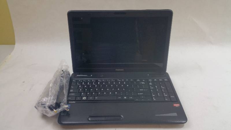 lot 534 image: TOSHIBA Satellite C655D-S5200 AMD Dual-Core Processor C-50 (1.0 GHz) 3 GB Memory 320 GB HDD AMD Radeon HD 6250 15.6 Windows 7 Home Premium 64-Bit LOCKED - SEE DESCRIPTION