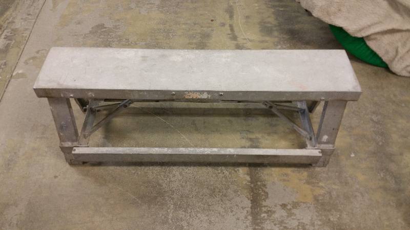 lot 546 image: Aluminum Drywall Bench GOOD CONDITION