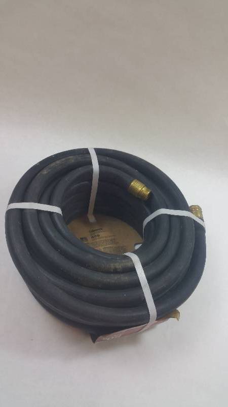 lot 403 image: Gilmour 50ft 34in dia Reinforced Rubber Hose BRAND NEW