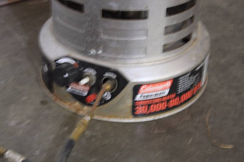 lot 9 image: Coleman Powermate Heater