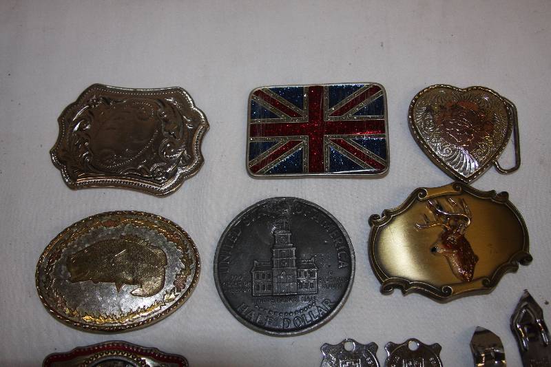 lot 24 image: Belt Buckles