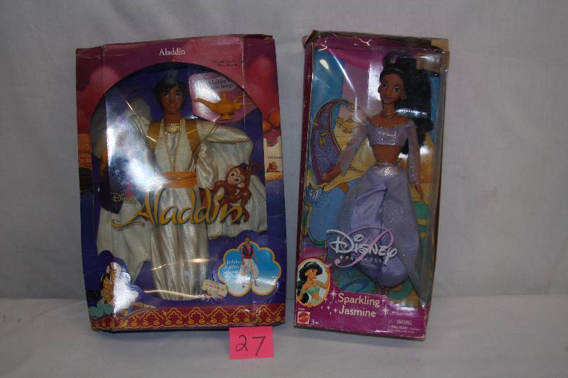 lot 27 image: Jasmine & Aladdin