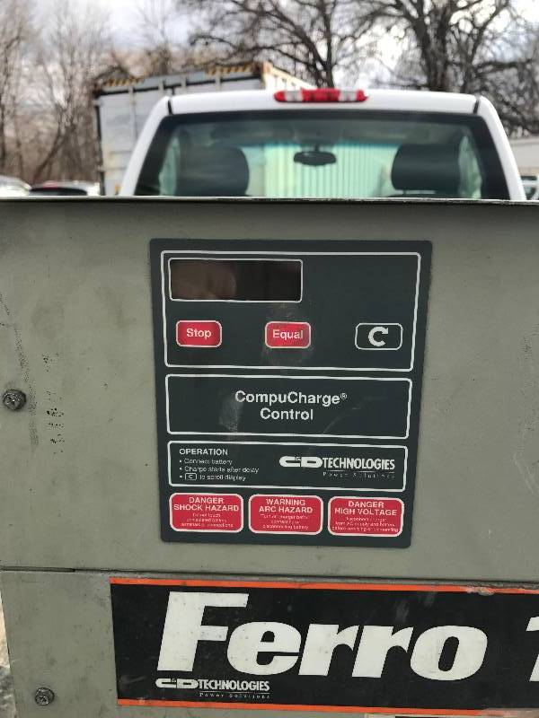 (1) Charger that works with either fork lift