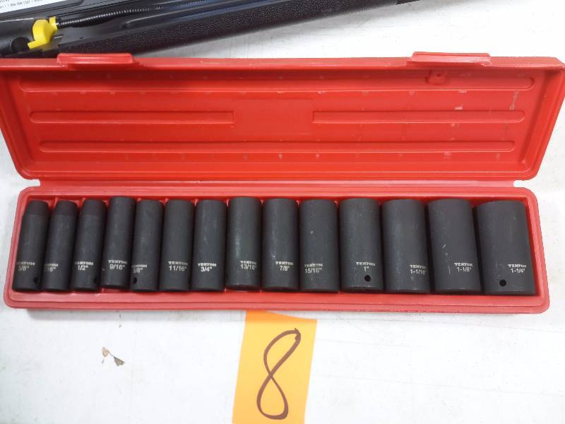Set of DEEP impact Sockets  PROVISION inspection Tool