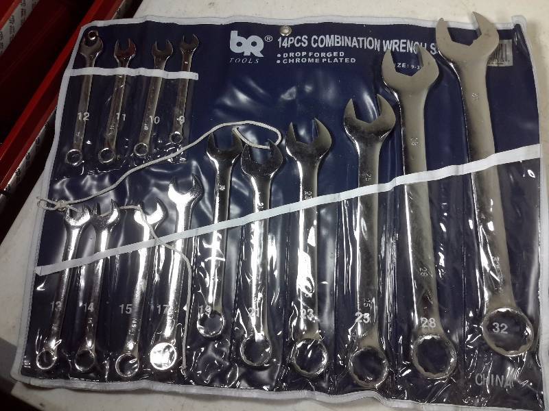 14 piece combination wrench set  6 piece Ratchet action wrench set