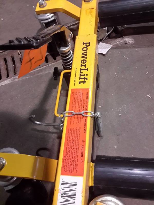 Powerlift, 1500 lb vehicle positioning jacks.