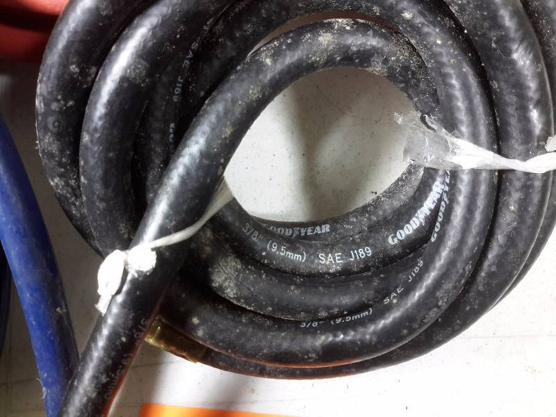 50 ft Pliovic 300 PSI Air hose  3, Good year Rubber, 10 ft 300 PSI Air hose, Regal Tool Bag