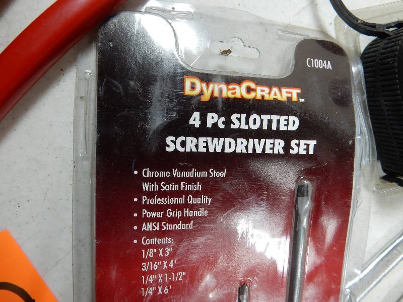 Misc. Wrenches, Screwdrivers as pictured. 8 in C clamp