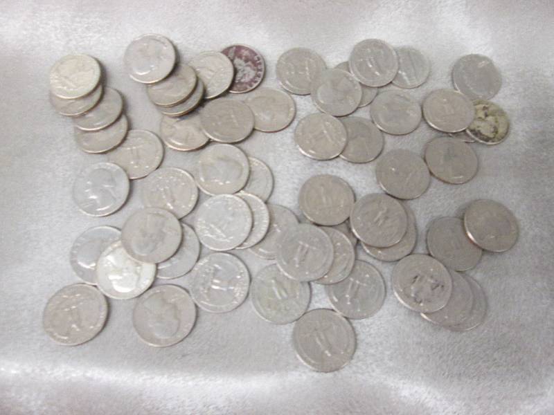 Lot of 1960s coins, majority are q...
