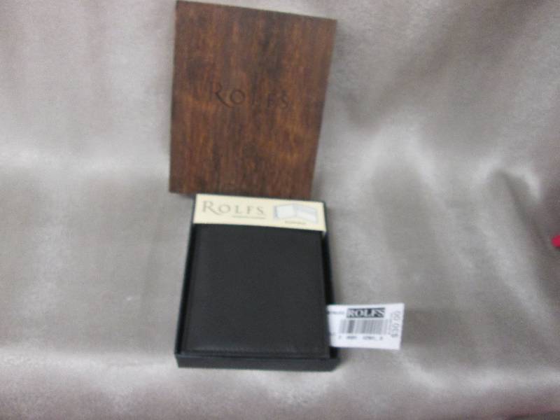 Rolfs Premium Leather Black Wallet...