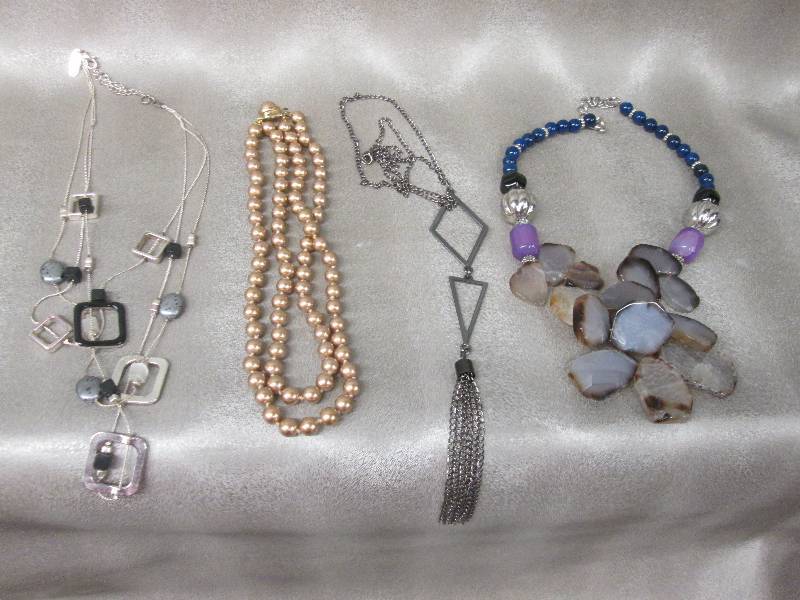 Lot of 4 Assorted Necklaces...