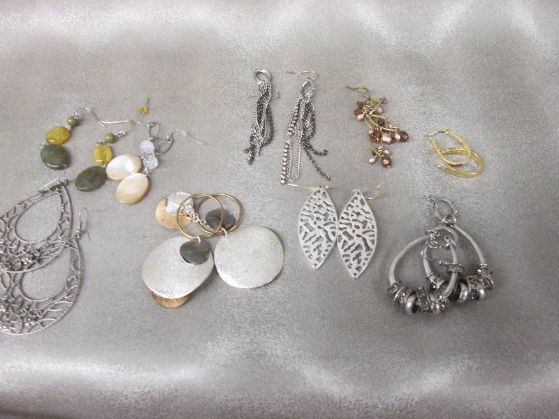 Lot of 9 Assorted Pairs of Earrings...
