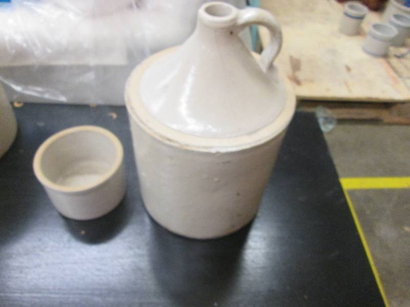Cider Jug and small crock, see imag...