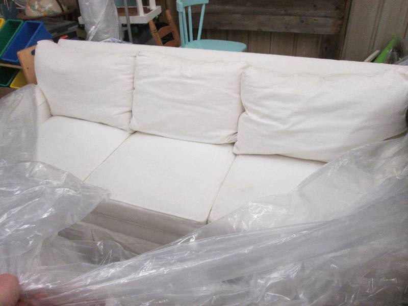 Full Sized Off White Henderson Sofa...