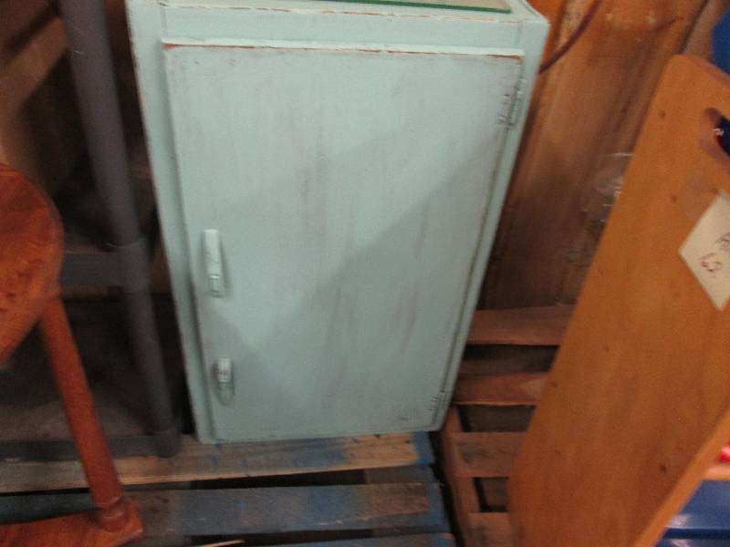 Aqua Blue Painted Cabinet...