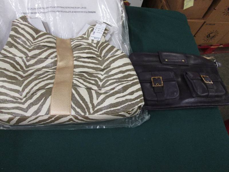 Gold Toned Christopher & Banks Bag ...